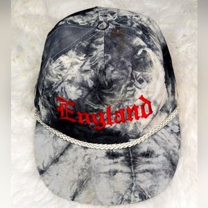 Vintage 90's Tie-Dye England Snapback